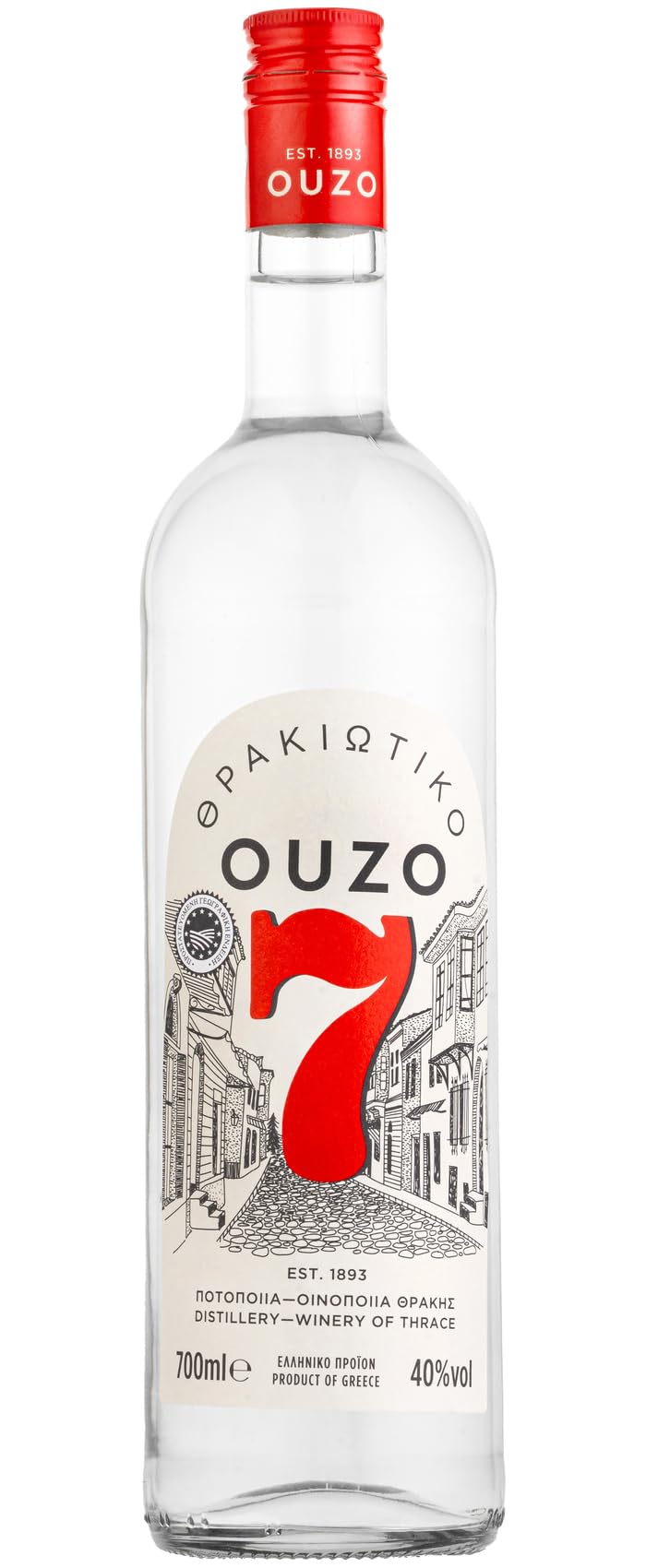 Thracian Ouzo 7 40% Vol. (1x0.7l)