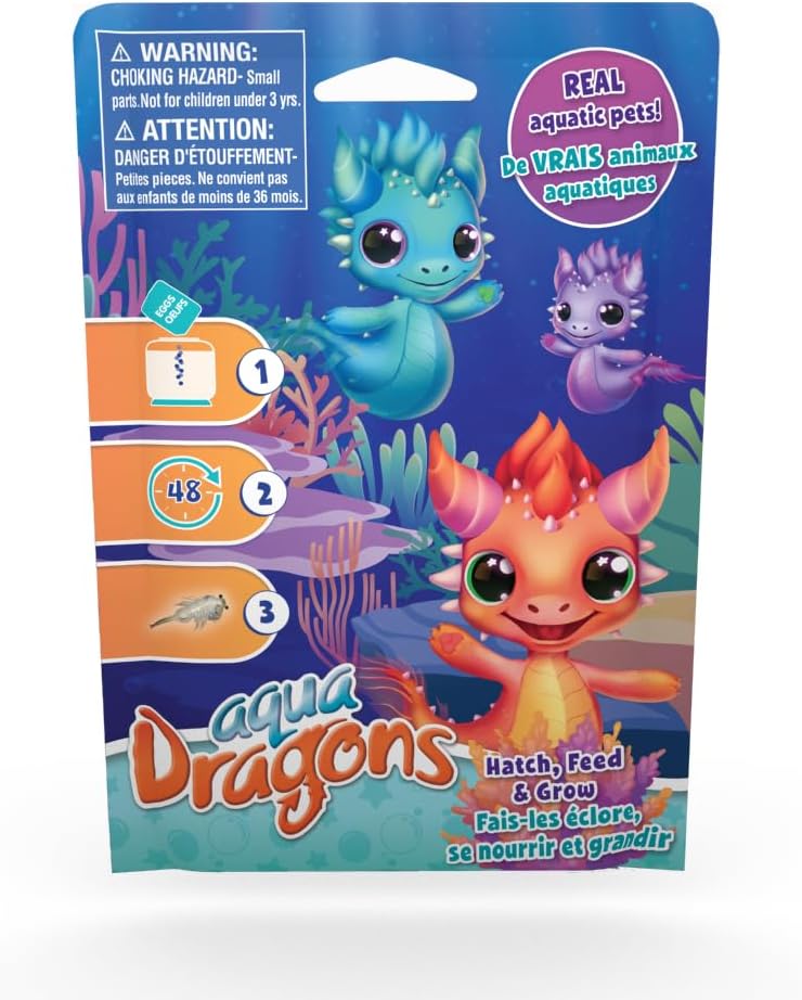 Animagic Aqua Dragons Refill | Aqua Dragons Eggs & Food | Ages 6+