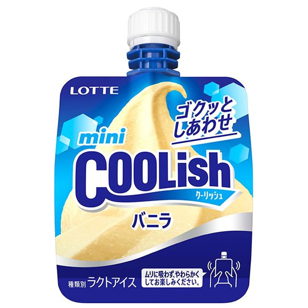 Lotte Mini Coolish Vanilla Ice Cream, 6-Pack
