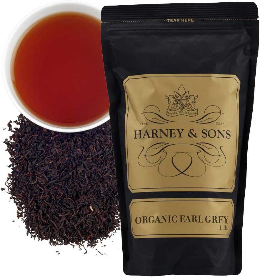 Harney & Sons Organic Earl Grey Loose Tea, 16 Oz