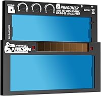 Vista 1 de Serie de tonos ajustables Lente de soldadura con oscurecimiento automático de rango HD 5-13 (9 tonos en 1) 2" x 4 1/4" x 0.33" Sin