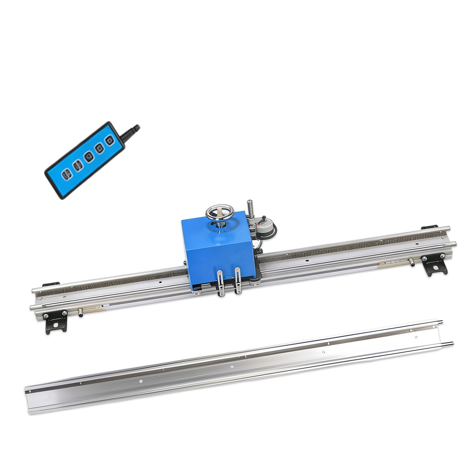 Riel guía de sierra de inmersión, riel de corte de aluminio resistente para cortes de precisión, guía de alimentación automática de aleación de 70 mm, compatible con sierras circulares y de oruga, 2,5