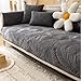 Produktbild uyeoco 1pc Sofa/Couch überwurfdecke Samt Sofabezug 1 2 3 4 Sitzer Couchbezug L Form Ecksofa, Couch Überwürfe Sofahusse Sofaüberwürfe rutschfest Sofa Abdeckung ( Color : L , Size : 70x70cm )