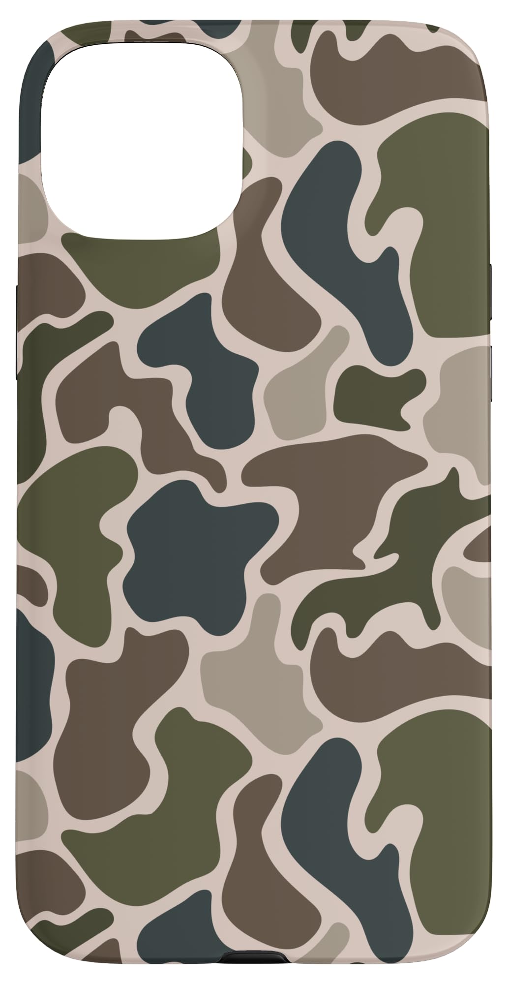 Vintage Duck Camo Hunting Camouflage Aesthetic Cute Case for iPhone 15 Plus
