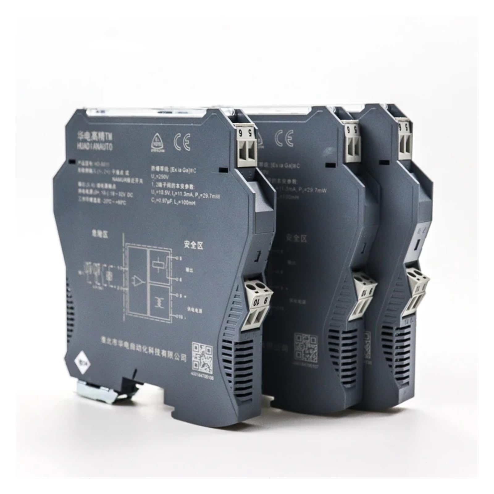 KSZHZYMGX 1pcs Isolated Barrier Analog Input Relay Output Signal Isolator(Temp 1 in 1 out)