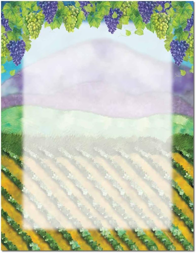 Virginia's Vineyard Letterhead Laser & Inkjet Printer Paper, 100 pack