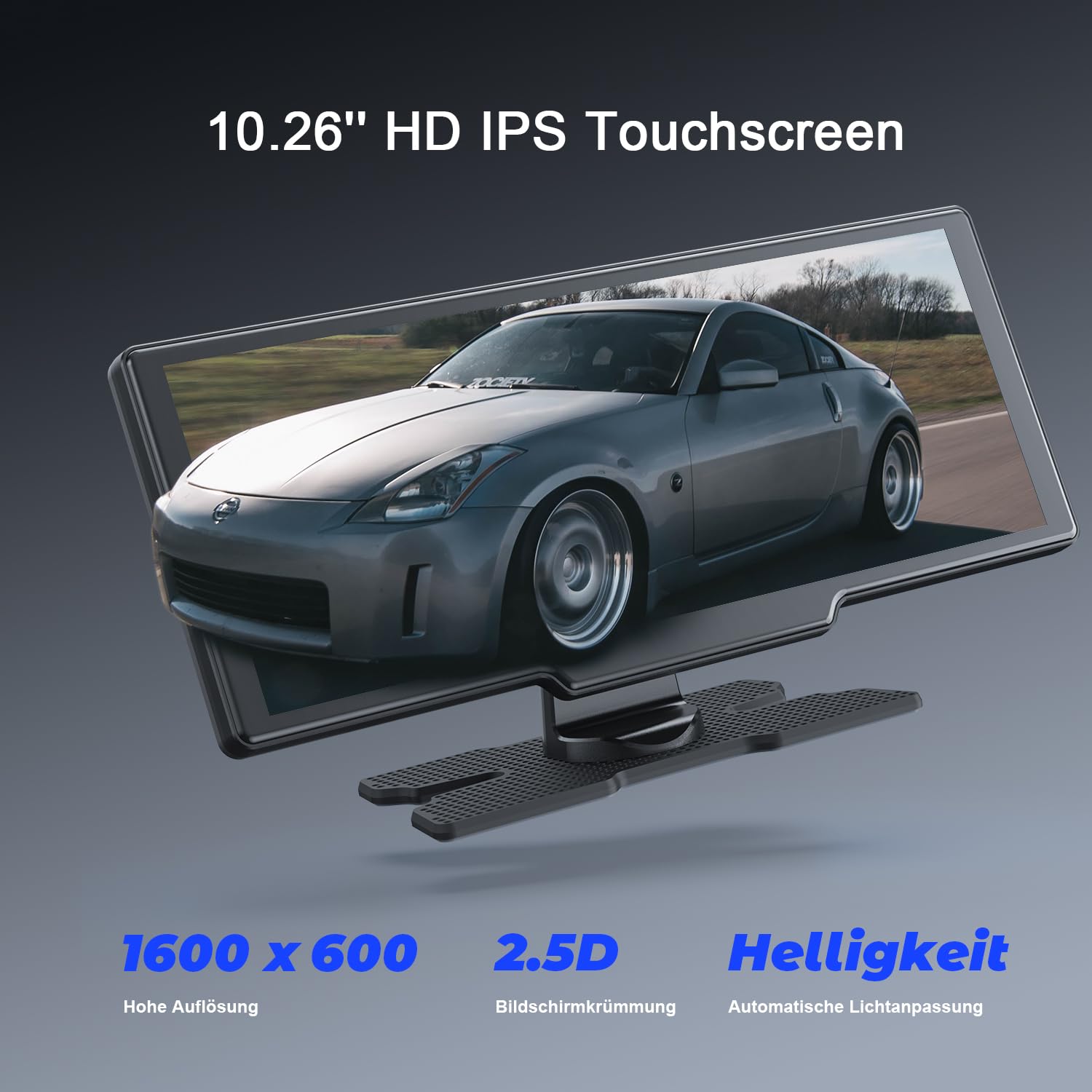 Avylet 9,26" Wireless CarPlay Display für Apple CarPlay & Android Auto | 4K Dashcam mit 1080P IP67 Rückfahrkamera CarPlay, 64GB Karte, OTA-Updates, GPS Navigation, Bluetooth 5.0, Mirror Link, FM/AUX