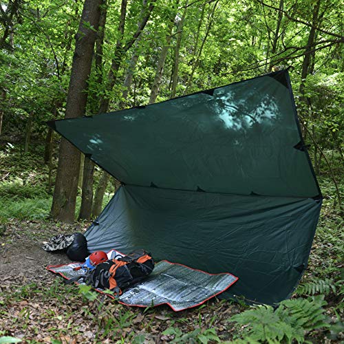 image for KALINCO 10X10FT/10X15FT,Tent Tarp,Picnic Mat Camping Tarp Tent Hammock