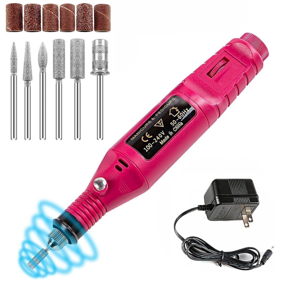 Mini Electric Grinder Drill Tool Nail Gel Polish Removing Drill Manicure Machine Grinding Rotary Tool Kit For Milling Trimming Polishing Engraving - Us-image-48