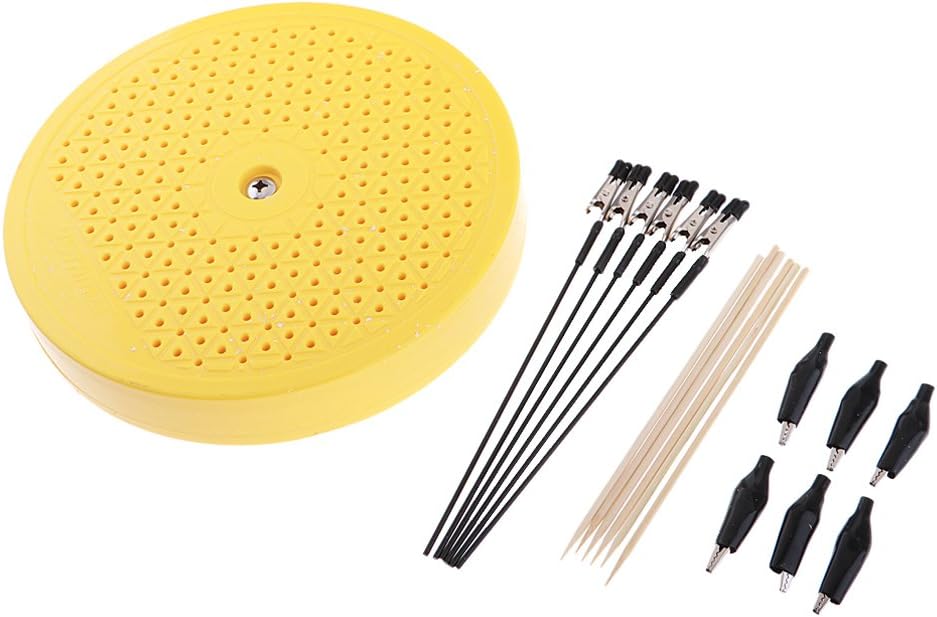 DIY Model Spray Painting Kits 12 Pcs Clips and Model Fixed Base Craft Tools for Model Airbrush Paint