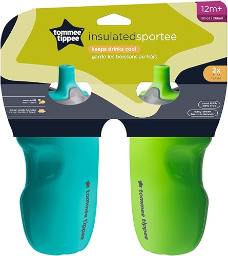Miniatura 8 de Tommee Tippee - Botella de agua aislada con asa para niños pequeños