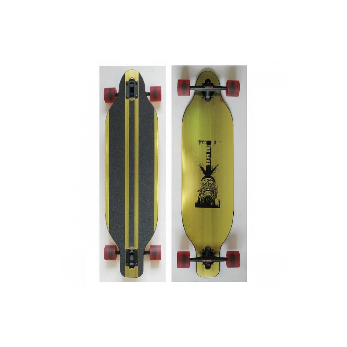 213 - Longboard (Aluminio, 40 x 9 cm), Color Dorado