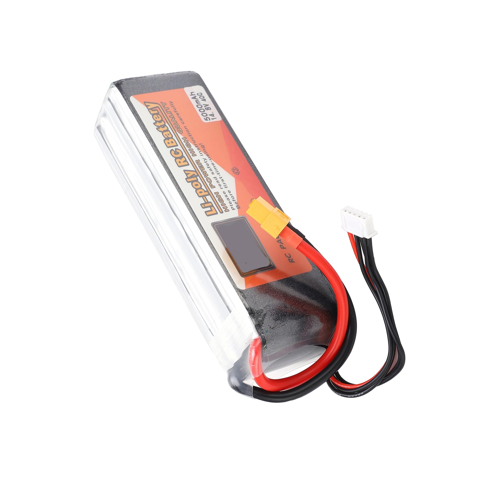 14.8V 5000mAh 40C LiPo Battery for FPV Racing Drone High