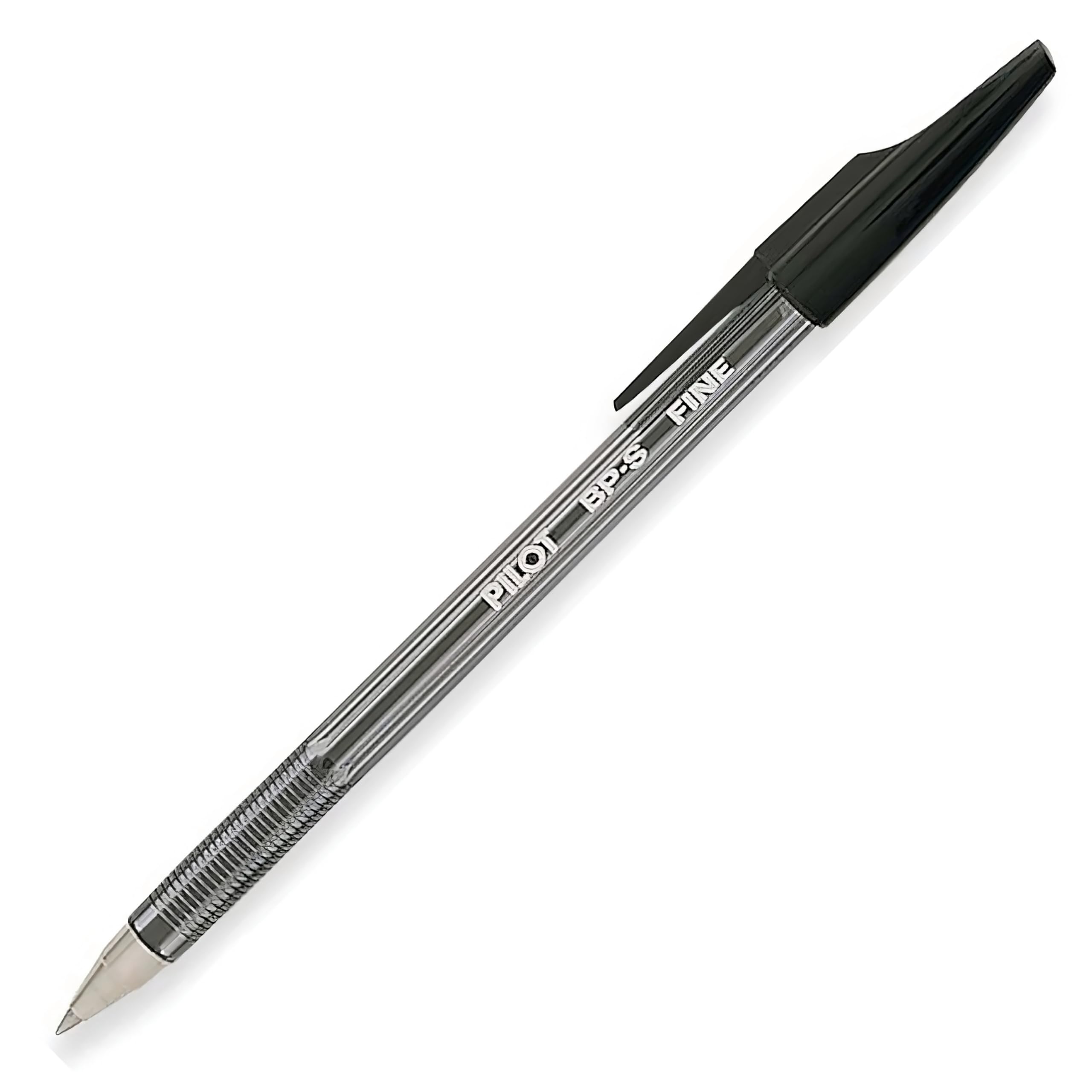 PILOT Kugelschreiber BP-S-F-B | Strichfarbe Schwarz | Strichstärke F | Mit Edelstahlspitze