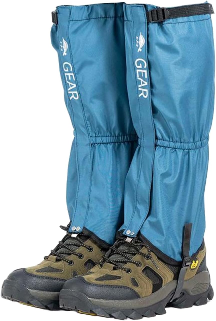 Adjustable Waterproof Gaiters for Hiking, Skiing, and Outdoor Activities Adjustable Waterproof Gaiters for Hiking, Skiing, and Outdoor Activities