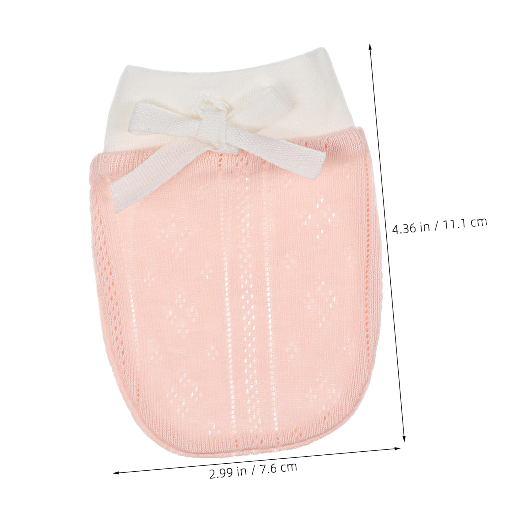 Homoyoyo Anti-scratch Mittens Stretchy Newborn Mittens for Infant Winter Cotton Gloves Elastic Adjustment No Scratch for Newborns