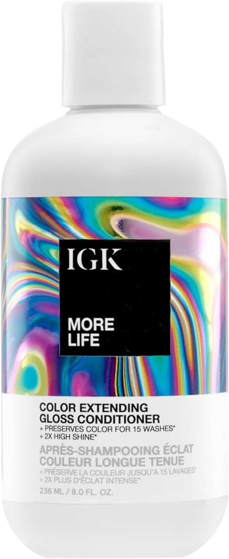 - IGK MORE LIFE Color Extending Conditioner | Extends Color While Boosting Gloss and Softness | Helps Protect Color-Treated Hair from Fade