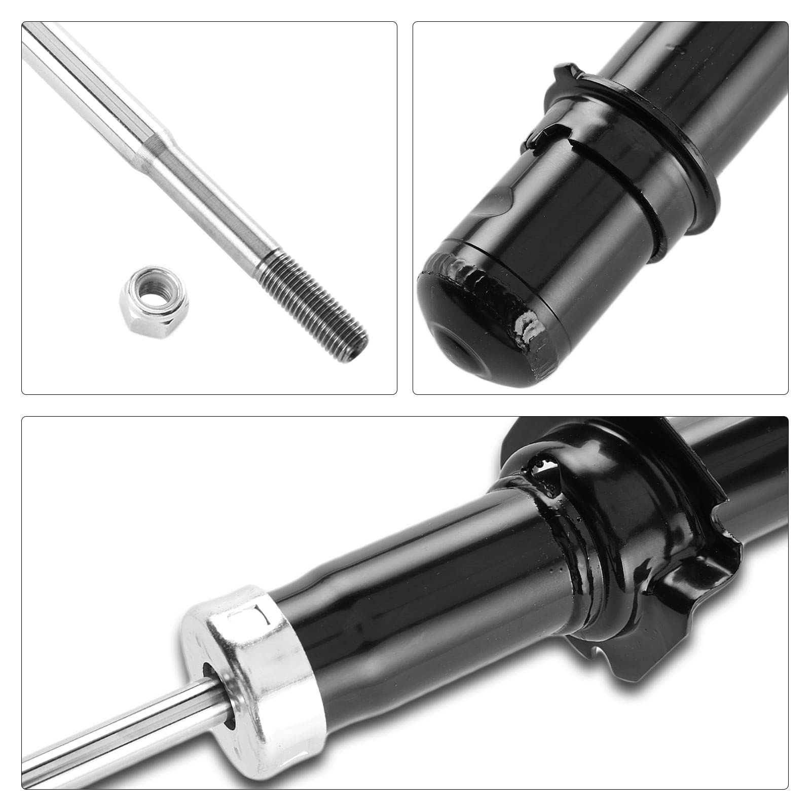 Frankberg 2 amortiguadores delanteros 447 mm presión de gas E1349 341330 | Compatible con: Accord VII Tourer CM CN ,Accord VII CL CN