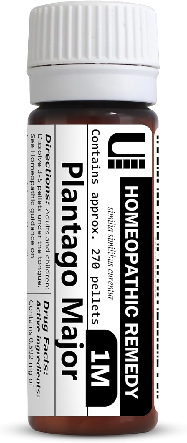 Plantago Major 1M Homeopathic Remedy, 270 Pellets