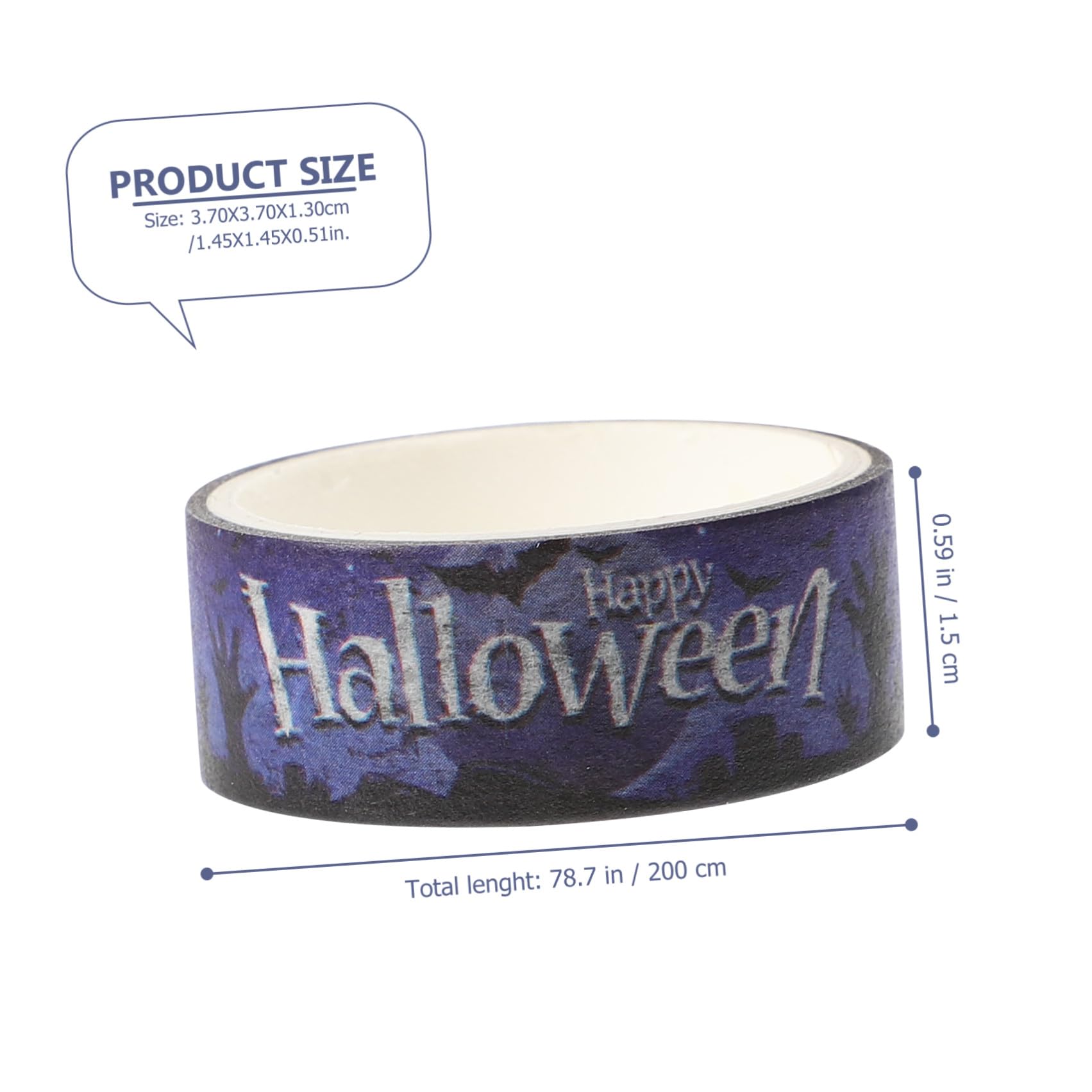 SEWACC 168rollos Cintas Washi De Halloween De Autoadhesivos para Manualidades y Scrapbooking