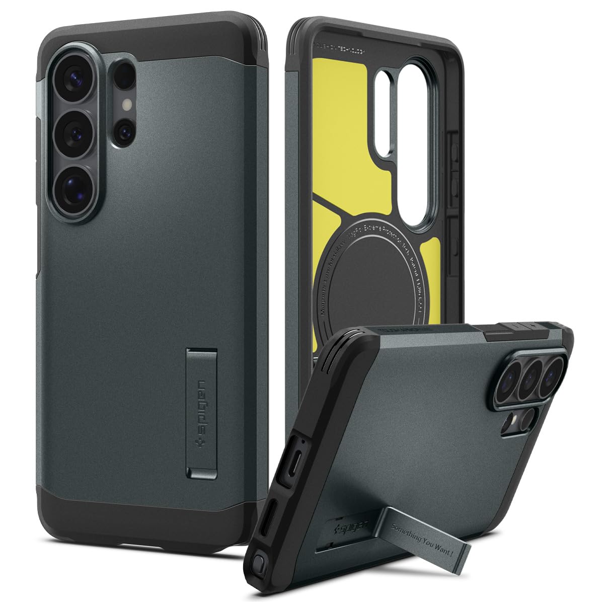 Spigen Tough Armor Hülle Kompatibel mit Samsung Galaxy S26/S25/S24/S23 Series
