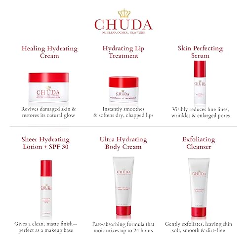 Miniatura 8 de Crema hidratante curativa Chuda para la piel, intensiva, para el envejecimiento de la piel, facial diario para piel seca y sensible, crema facial