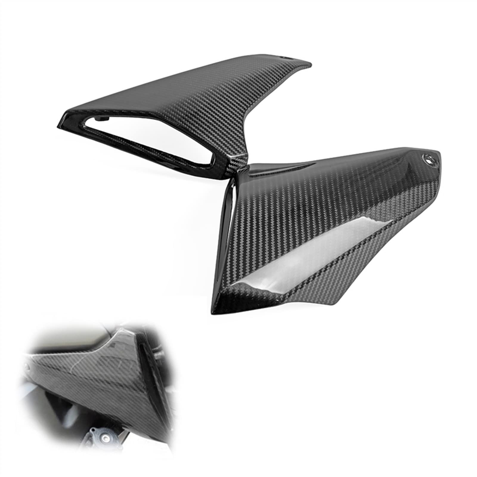 Carénages latéraux carbone Yamaha MT09 protection réservoir - 7
