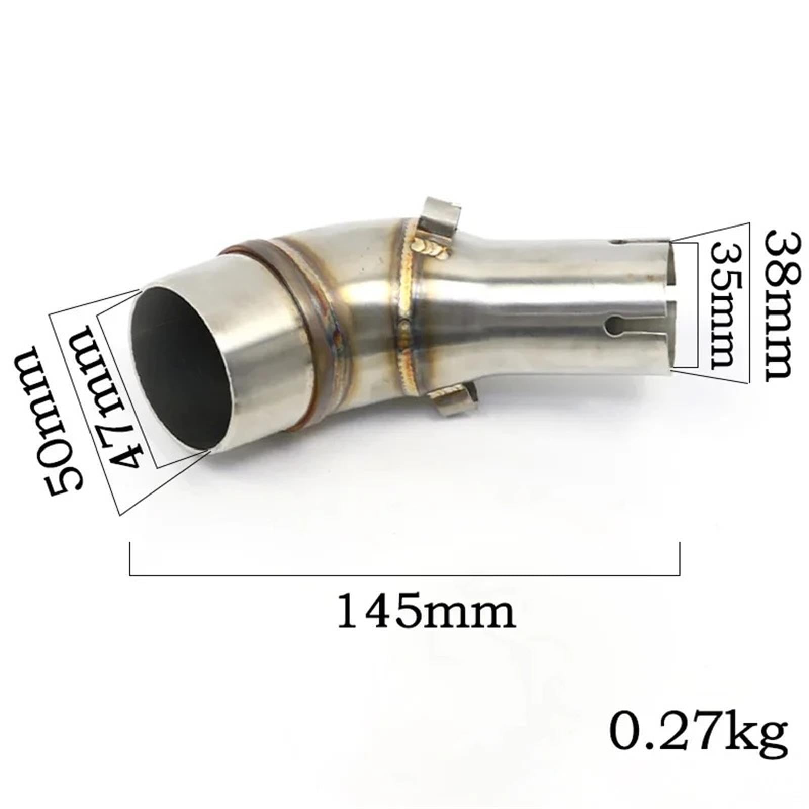 Silenziatore Intermedio Per Sistema Scarico Per Kawasaki Per Ninja 250SL