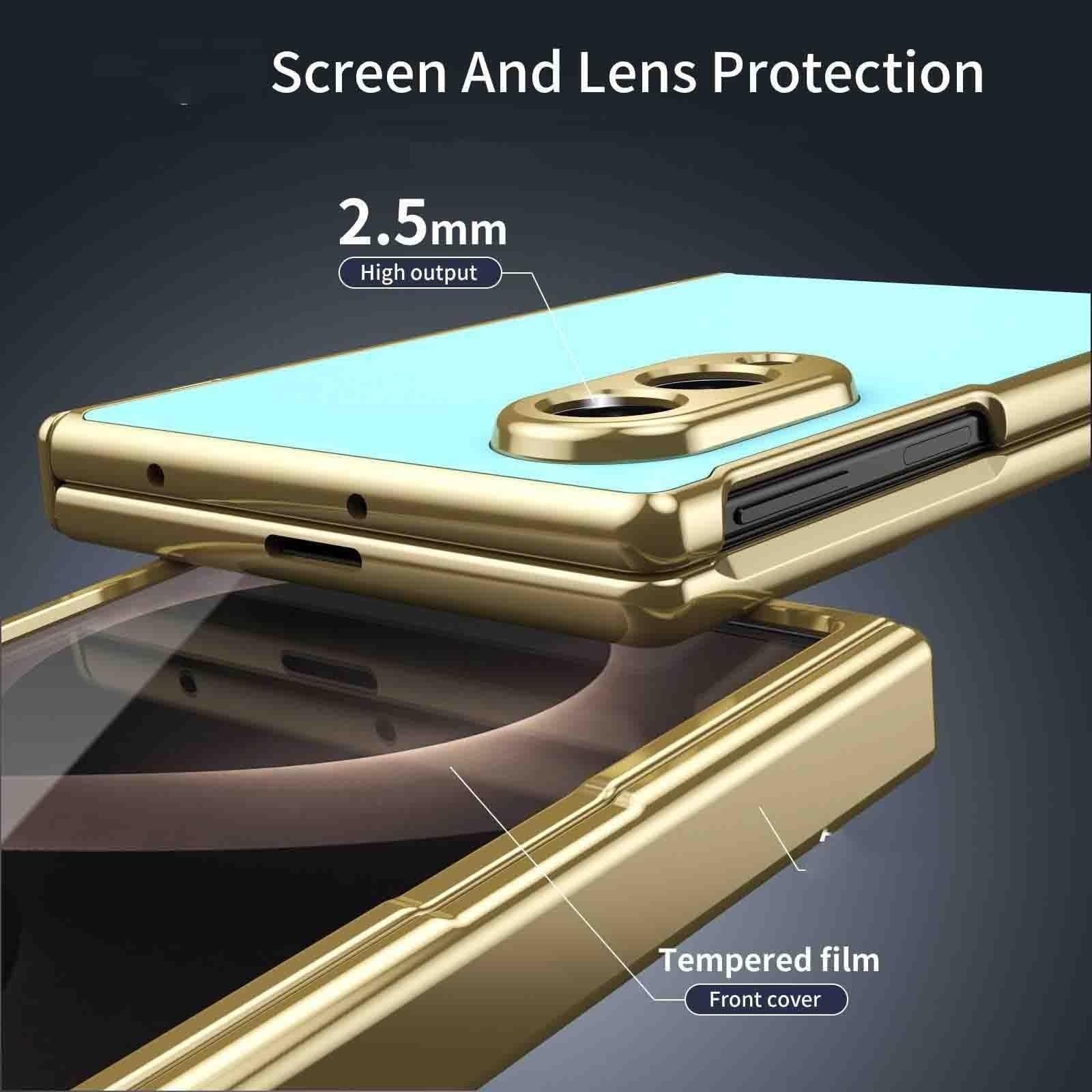Funda para Samsung Galaxy Z Fold 8, Shock-Absorción Enchapado Carcasa