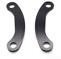 Vista 3 de MZS Eslabón de bajada de motocicleta, eslabones de caída de 1.5 pulgadas, kit de suspensión trasera, accesorios color negro, compatible