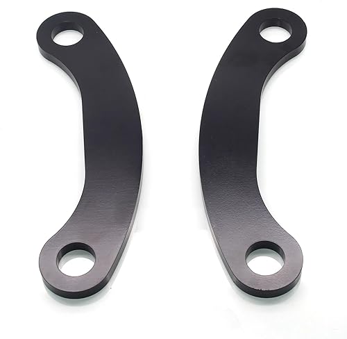 Miniatura 3 de MZS Eslabón de bajada de motocicleta, eslabones de caída de 1.5 pulgadas, kit de suspensión trasera, accesorios color negro, compatible con