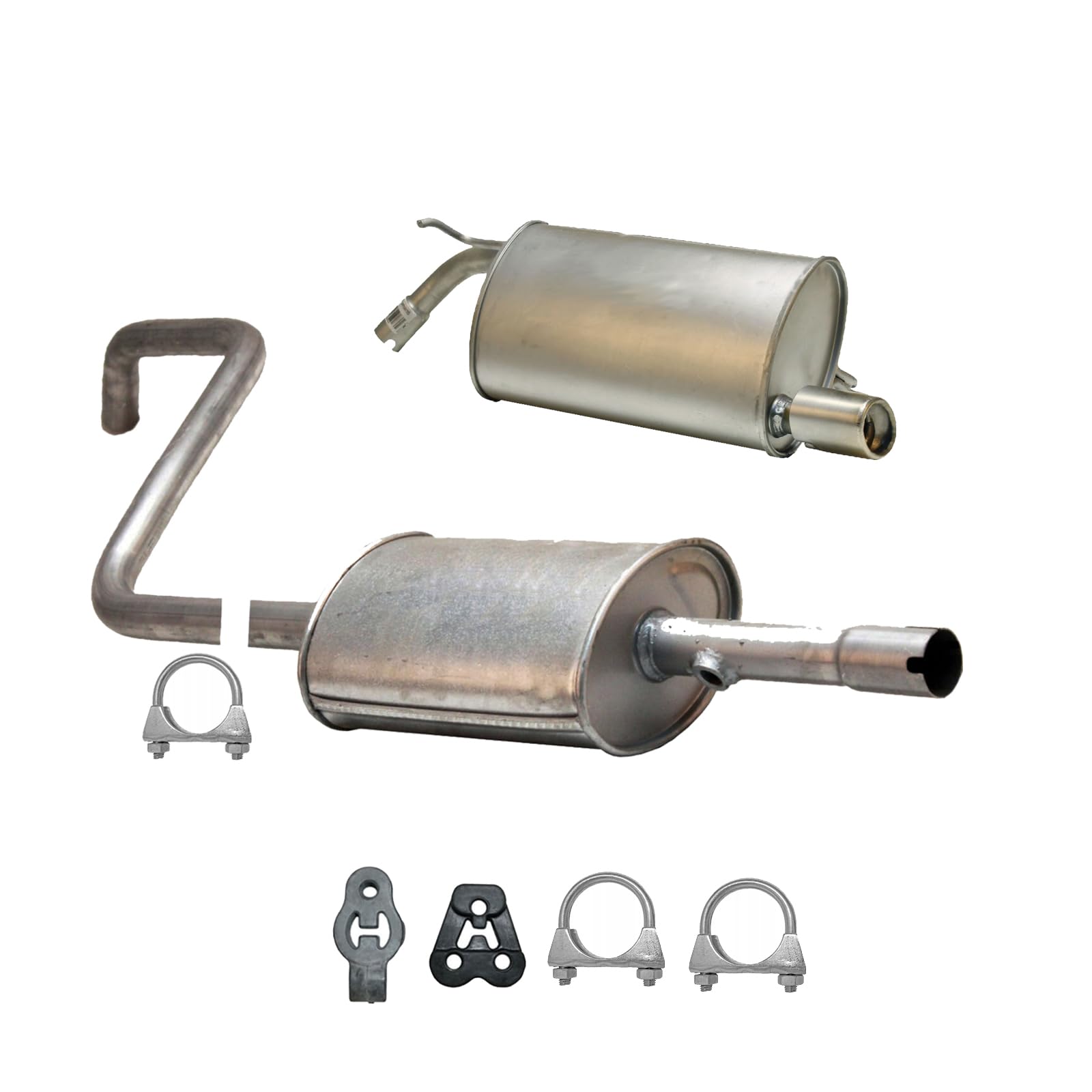 FERROZ EXPORT Ersatz für Auspuffanlage Smart Forfour 1.1, 1.3, Mitsubishi Colt VI 1.1, 1.3 Auspuff
