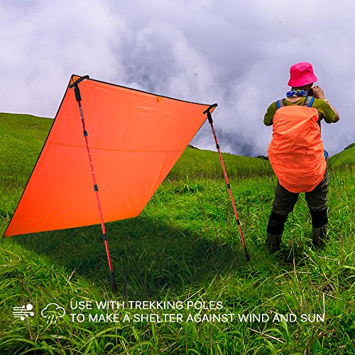 DECDEAL Multifuncional Ultralight Outdoor Waterproof Tent Tarp Footprint Folha de chão Folha de cobe