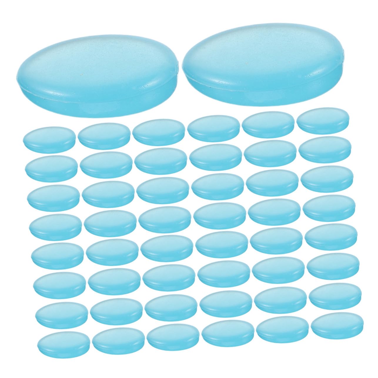 300 Piezas Piedras Luminosas Azul Guijarros Brillantes para Jardines Caminos Decoración Exterior Interior