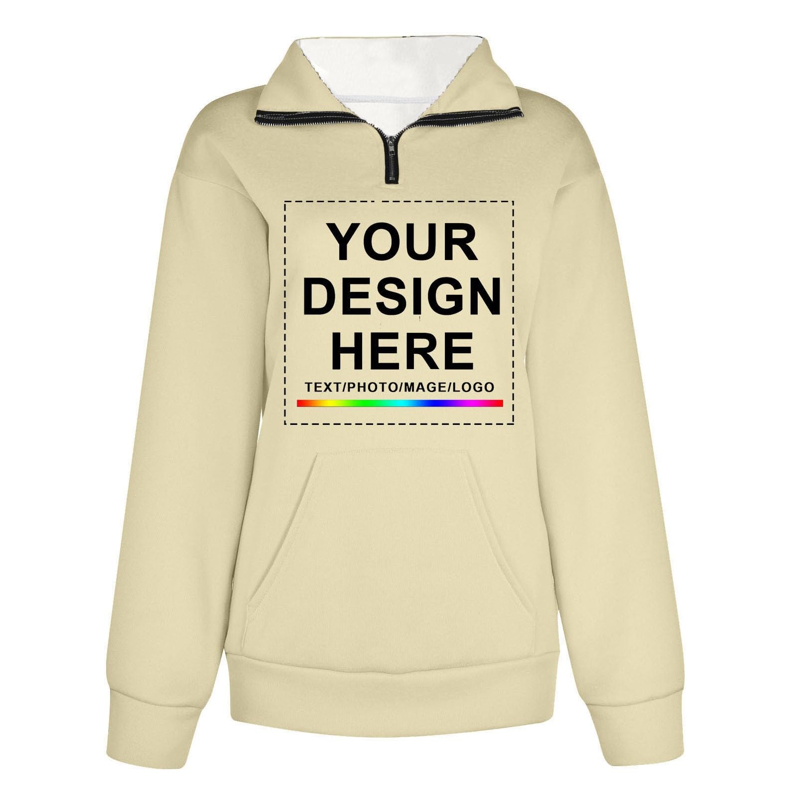 Sudadera con Capucha cómoda e Informal para Mujer, con Estampado de Letras en inglés