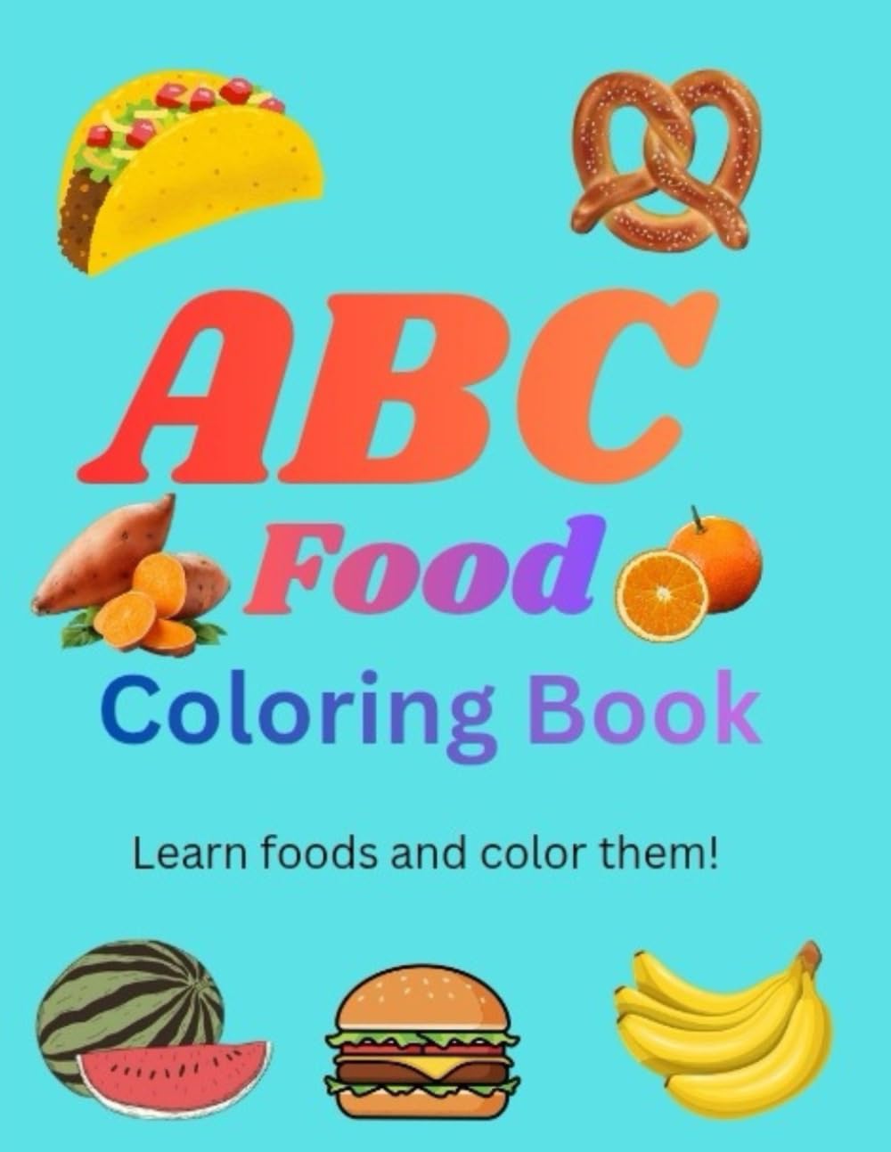 ABC Food Coloring Book