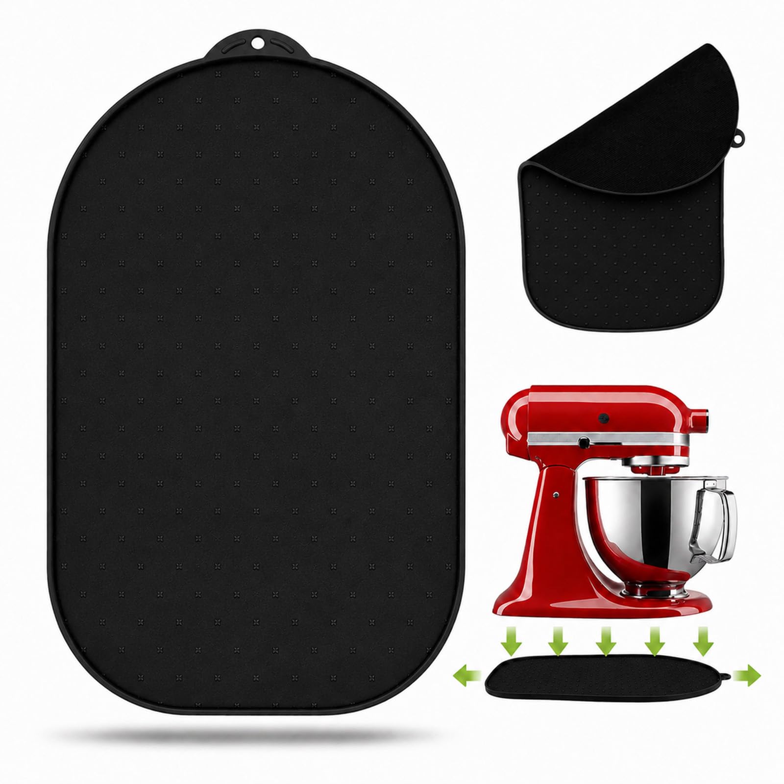 Mixer Slider Mat Silicone Sliding Mat for Kitchen Stand Mixer,Waterproof Mixer Mover Accessories,Kitchen Appliance Slider for Countertop Protection