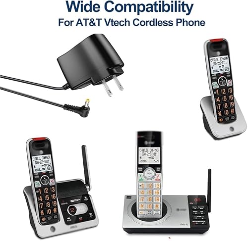 Miniatura 4 de Adaptador de corriente DC 6V para AT&T Vtech S0051V0600040 S005IU0600060 S005IU0600040 U060040D S003GU0600010 SIL LS6115 CL80101 ML179595959 CL832