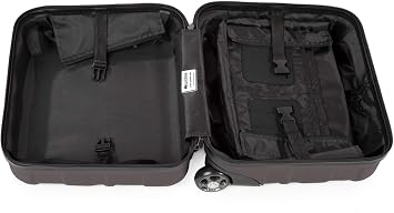 Suitline - Pilot Trolley, Hard Shell, Business Trolley, Cabin Suitcase, Pilot Case, Carry On Luggage, TSA, ABS, 2 Wheels, Titan