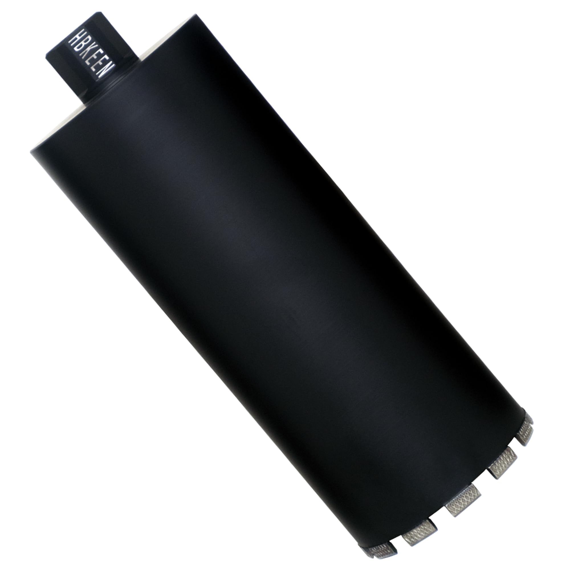 Punte per carotaggio a umido da 5", punta diamantata da 5 pollici per calcestruzzo, marmo, granito, mattoni, muratura dura, profondità di foratura di 14", albero da 1-1/4"-7, segmento da 10 mm, solo