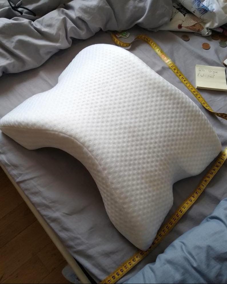 Divik Neck, Shoulder, Head, Arm, Back Support Bed Sleeping Pillow - Pressure Free U Shaped Arched Pillow, Unisex Usable Arms Protector Anti-Hand Numb Pillows - Pressure Free Memory Foam Pillows (1Pcs)-image-49