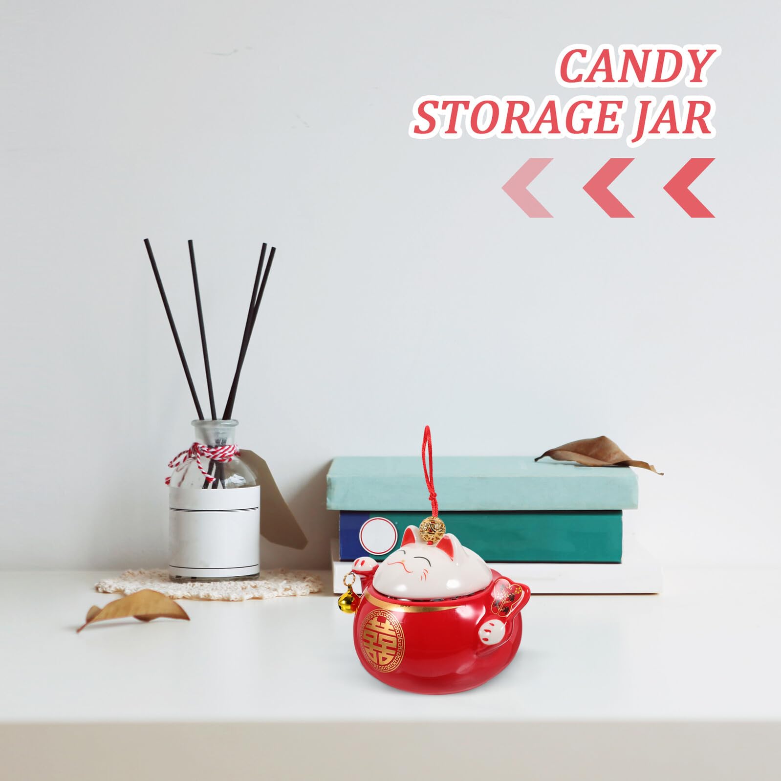 Mikinona Barattolo in Ceramica Decorativo per Matrimoni Coperchio Sigillato, Contenitore Versatile per Conservazione di Snack e Tè, per Decorazioni Casa e Bomboniere Festa Stile Casuale