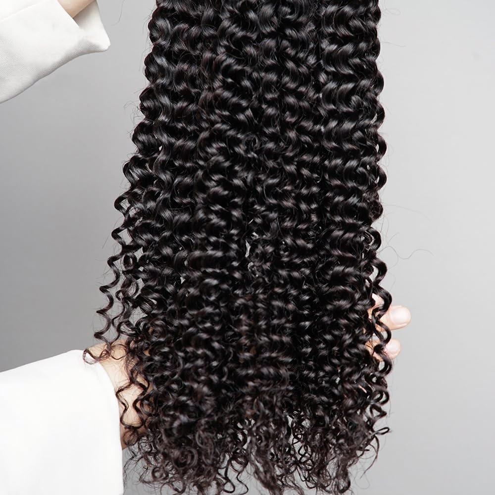 Haare für Braids Boho-Haar for Flechten, 25,4–71,1 cm, 1 Bündel, Jerry-Curly-Haarverlängerungen aus menschlichem Haar, ohne Schuss Haare für Flechten(10inches)
