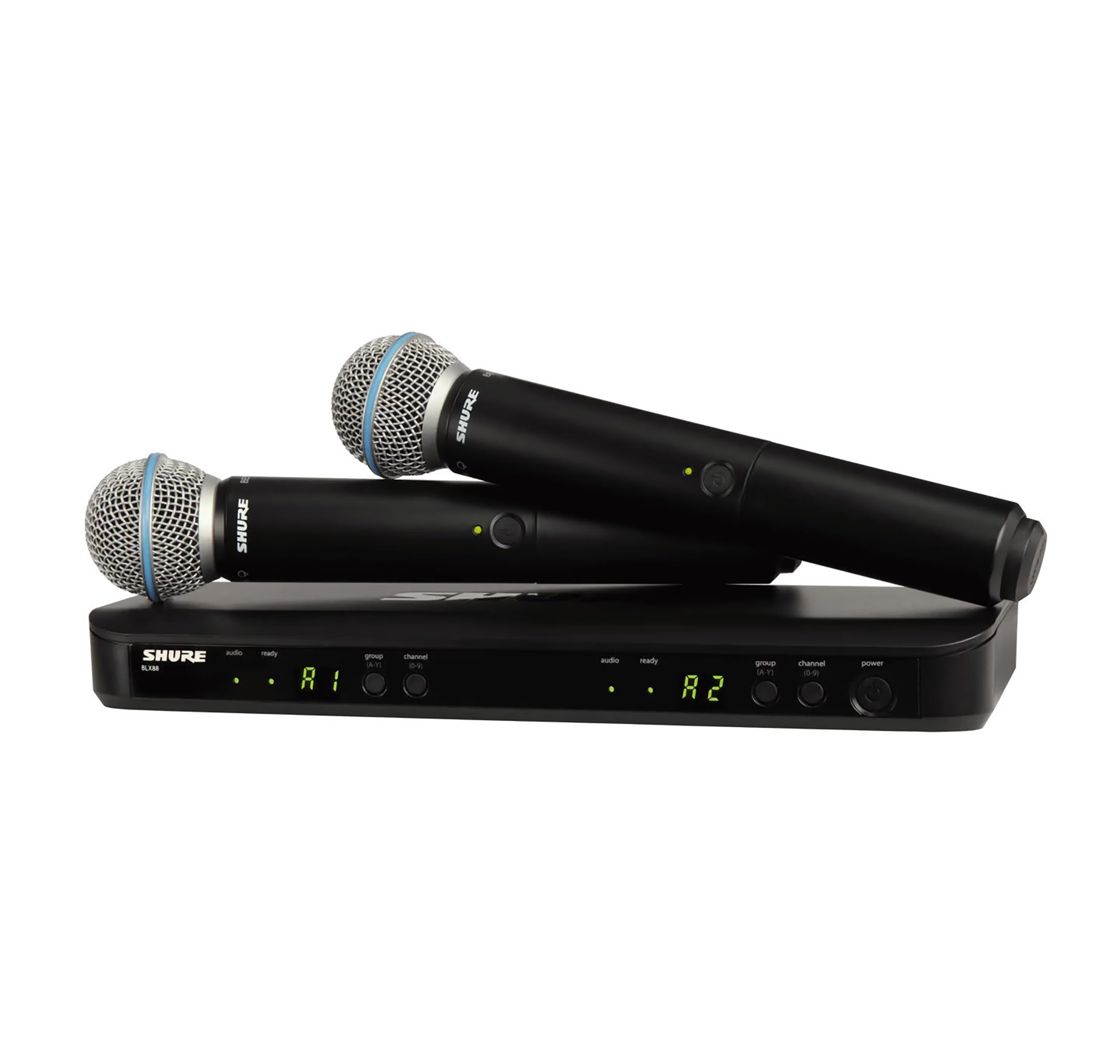 Amazon.com: Shure BLX288/B58 Dual-Channel Wireless Audio System H9