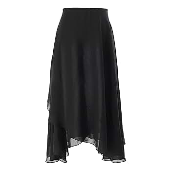 Amazon.com: Ballet Skirt Women Sheer Long Dance Wrap Skirt