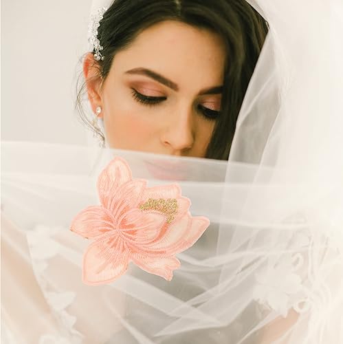 Miniatura 2 de 20 unids Parche Xams Bordado Insignias Apliques para Niñas Apliques Bordado Flor Hierro en Apliques Jeans Accesorios para Ropa Apliques Mochila