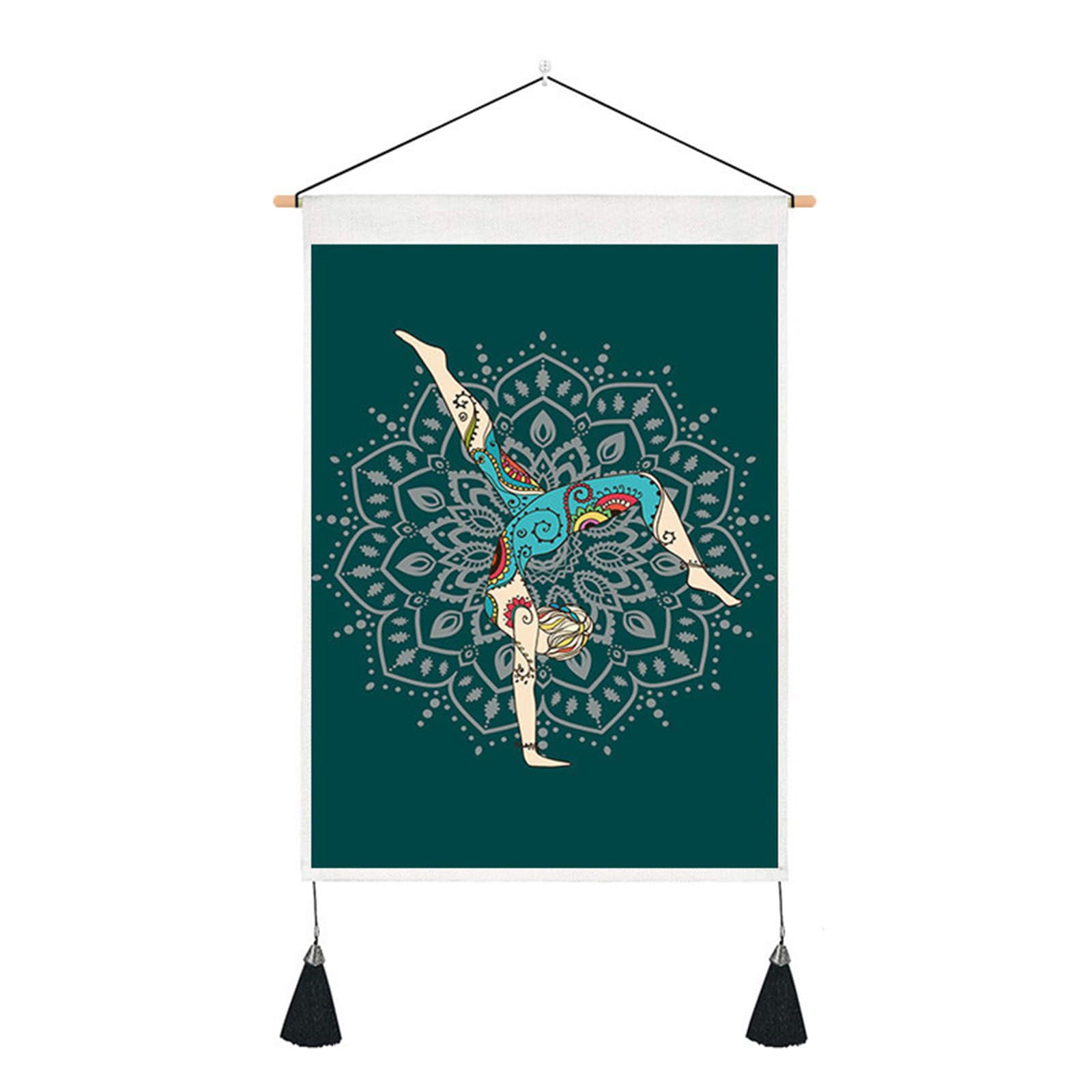 Jazuaiao Studios Wall Hanging Tapestry Wall Art for Calm Environment Durability Fabric Fading Resist Easy Installation Interior Designing Tapestry