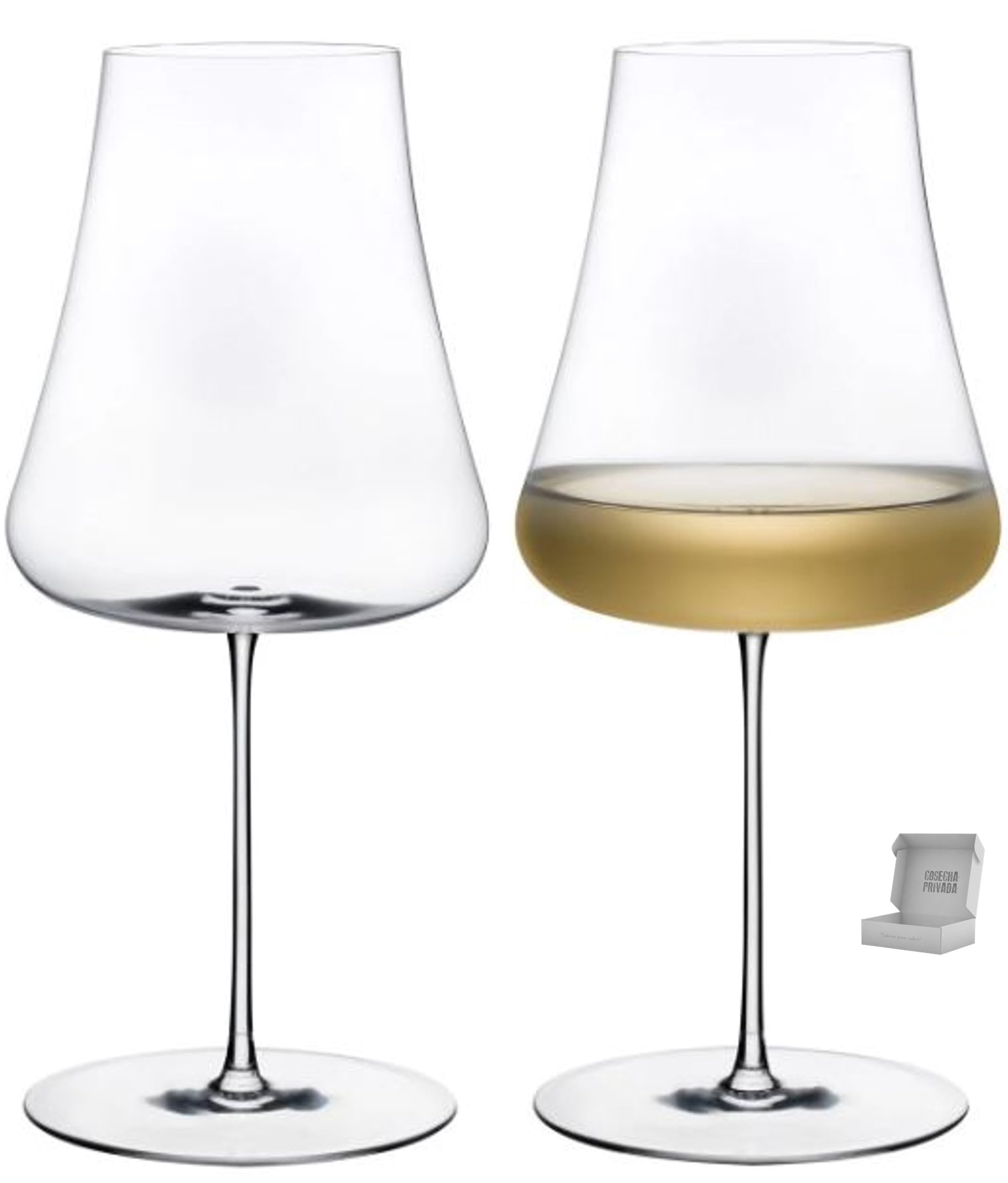 Cosecha Privada Copa Nude StemZero Volcano - Envío 24 h - Copa Vino Nude - Estuche 2 unidades. (White Wine)