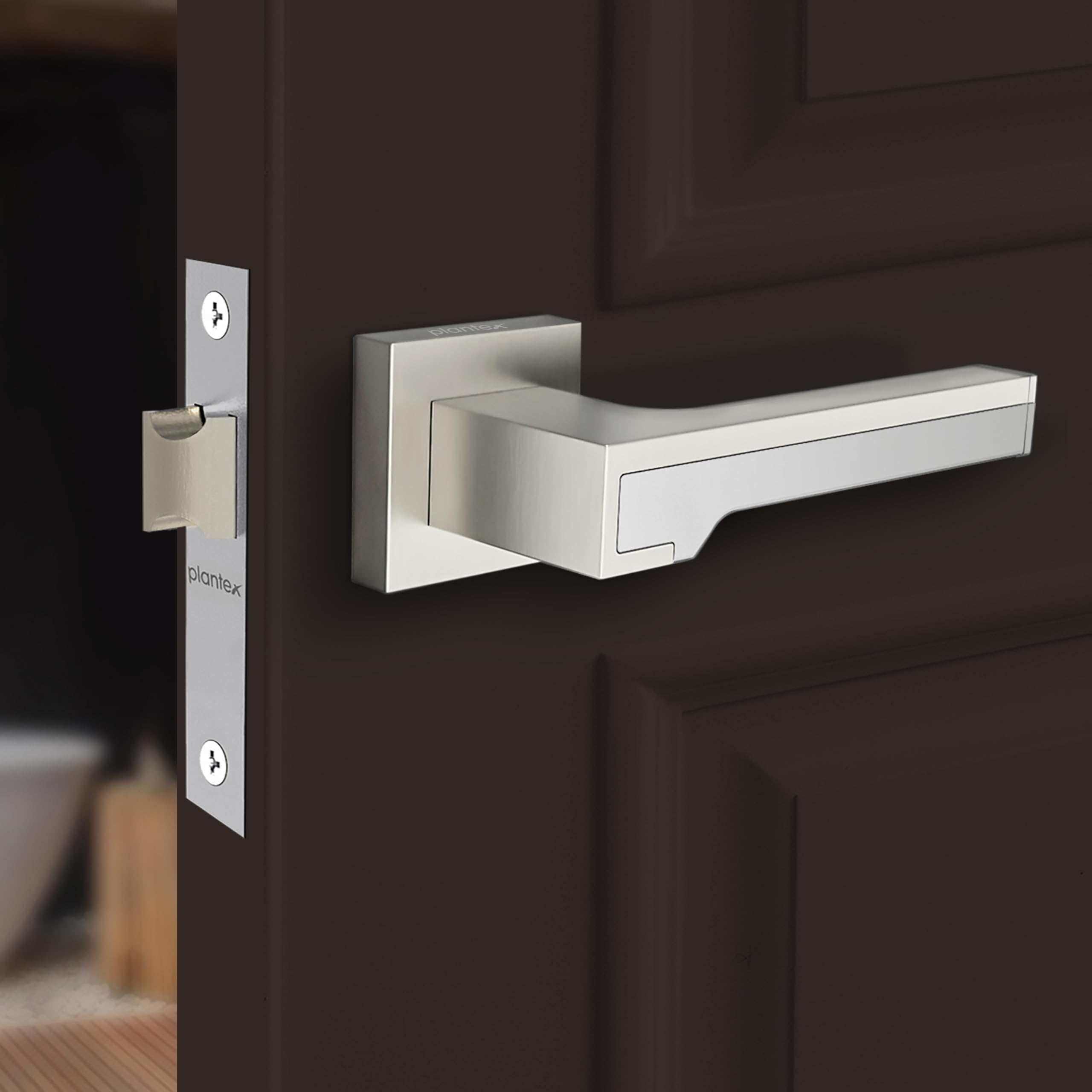 Plantex Heavy Duty Door Lock – Bathroom Door Lock/Mortise Keyless Door Lock for Home/Bathroom/Store Room/Balcony/Office with Baby Latch –7052 Chrome and Matt Finish (B0B4B8CF72) Amazon Price History, Amazon Price Tracker