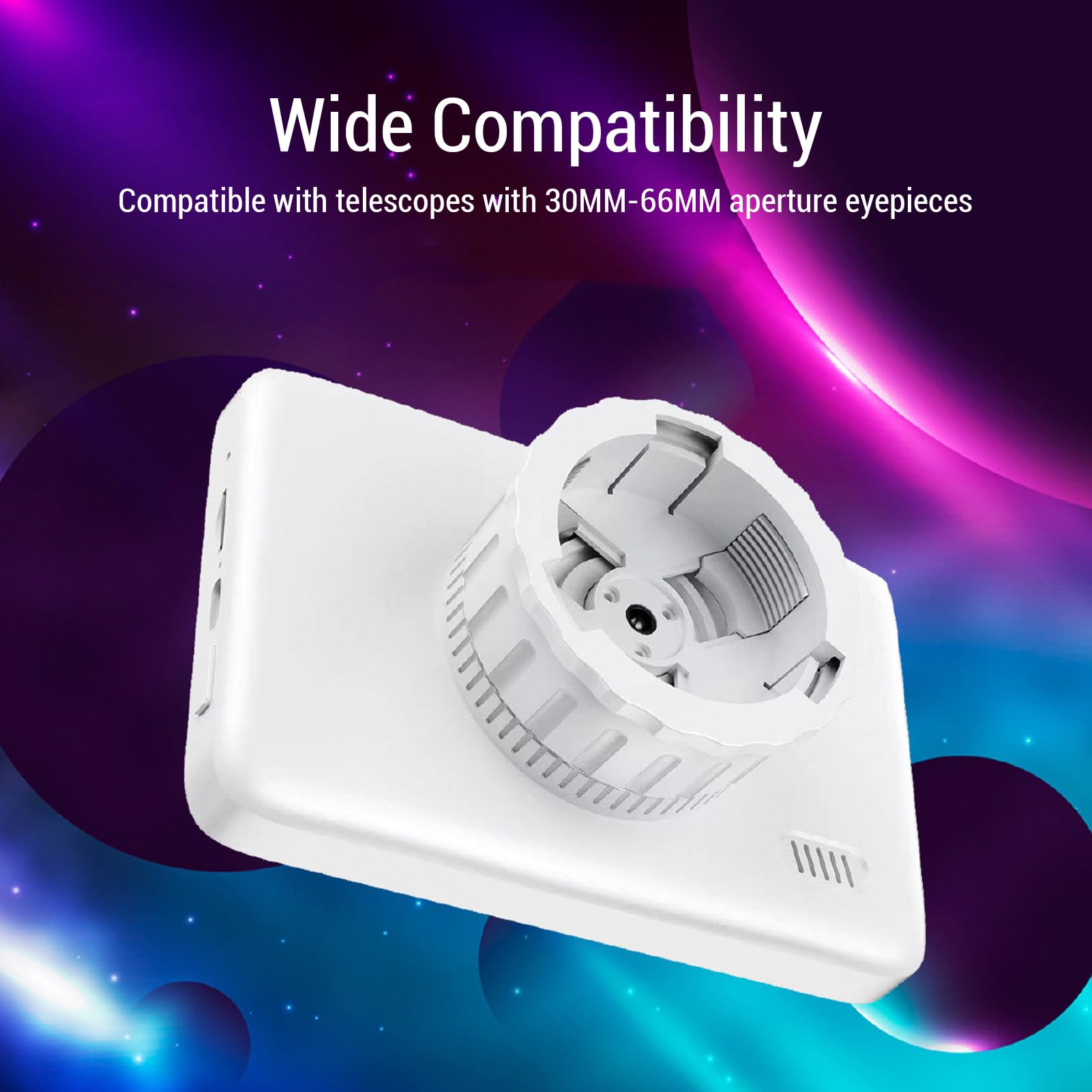 Luocute 8.3MP 5-calowy Ekran 4K Nagrywanie Wideo Elektroniczne Cyfrowe Okular Camera Wi-Fi Akcesoria Teleskopowe dla Okularu 30 Mm-66 Mm, Bezprzewodowej Kamery Teleskopowej do